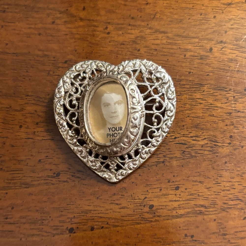Intricate Silver Heart Locket